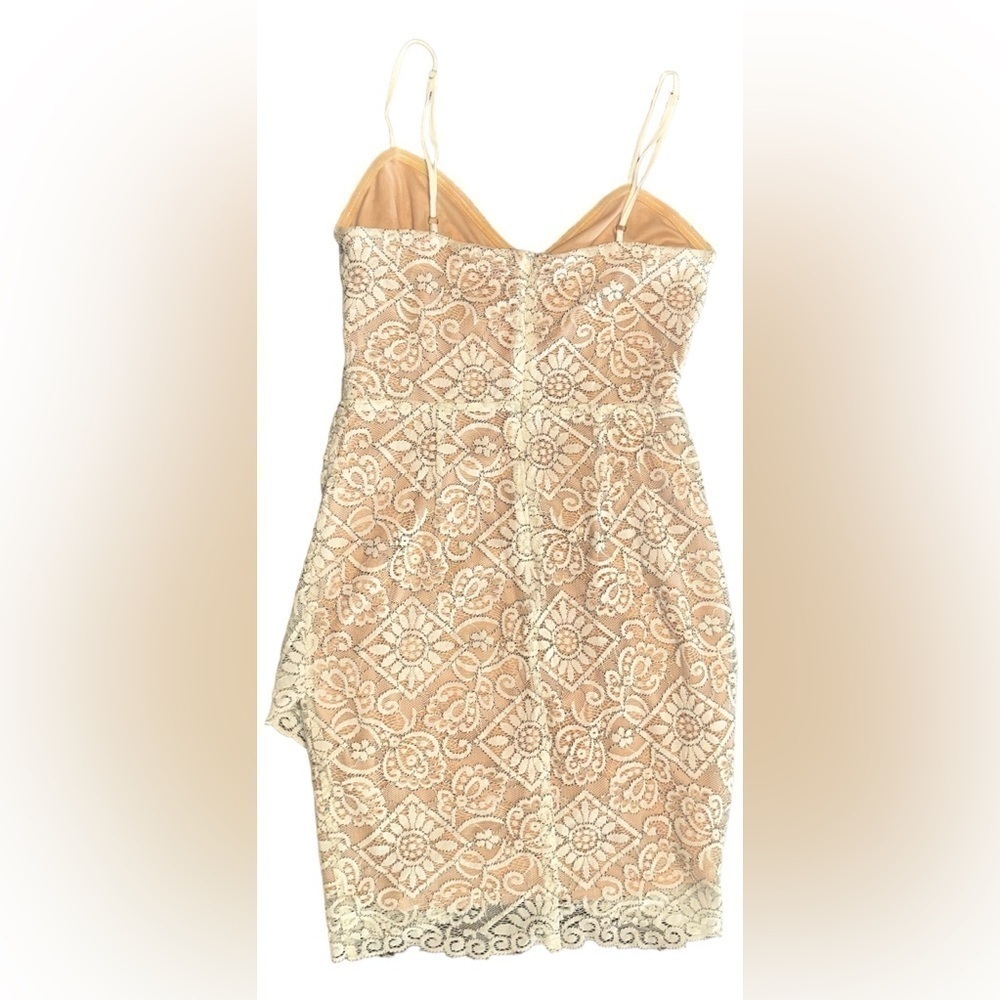 Lush Dress,strapless,SizeMed 24,90%cotton,10%nylon - Picture 4 of 6